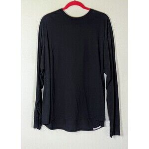 Men's Hanes Size 2XL Black Long Sleeve X-Temp Tee Shirt